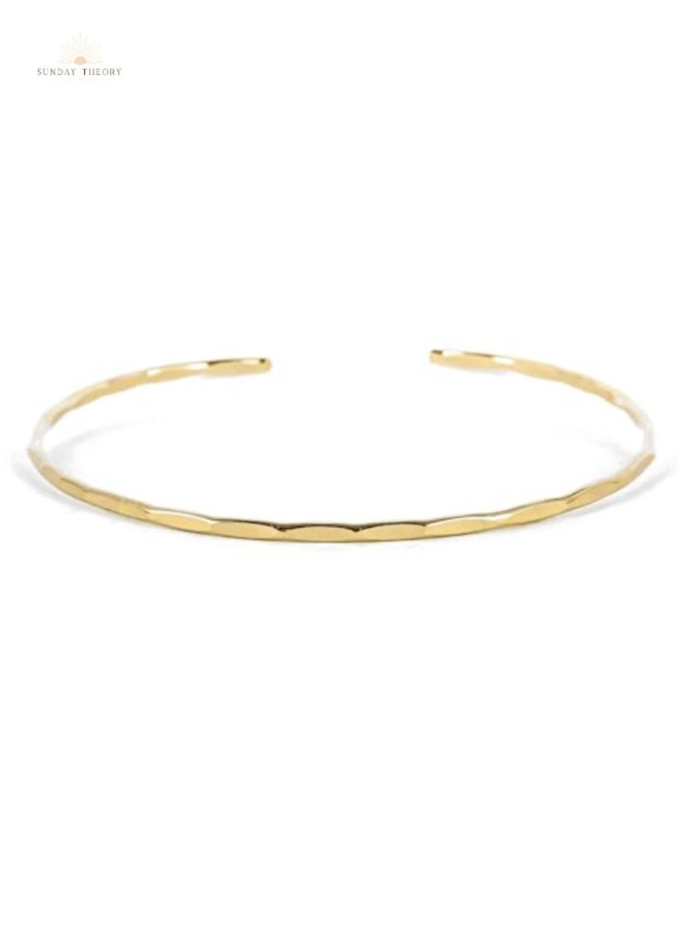 Hammered Cuff Bracelet, 14K Gold Filled, Handmade Stacking Bangle